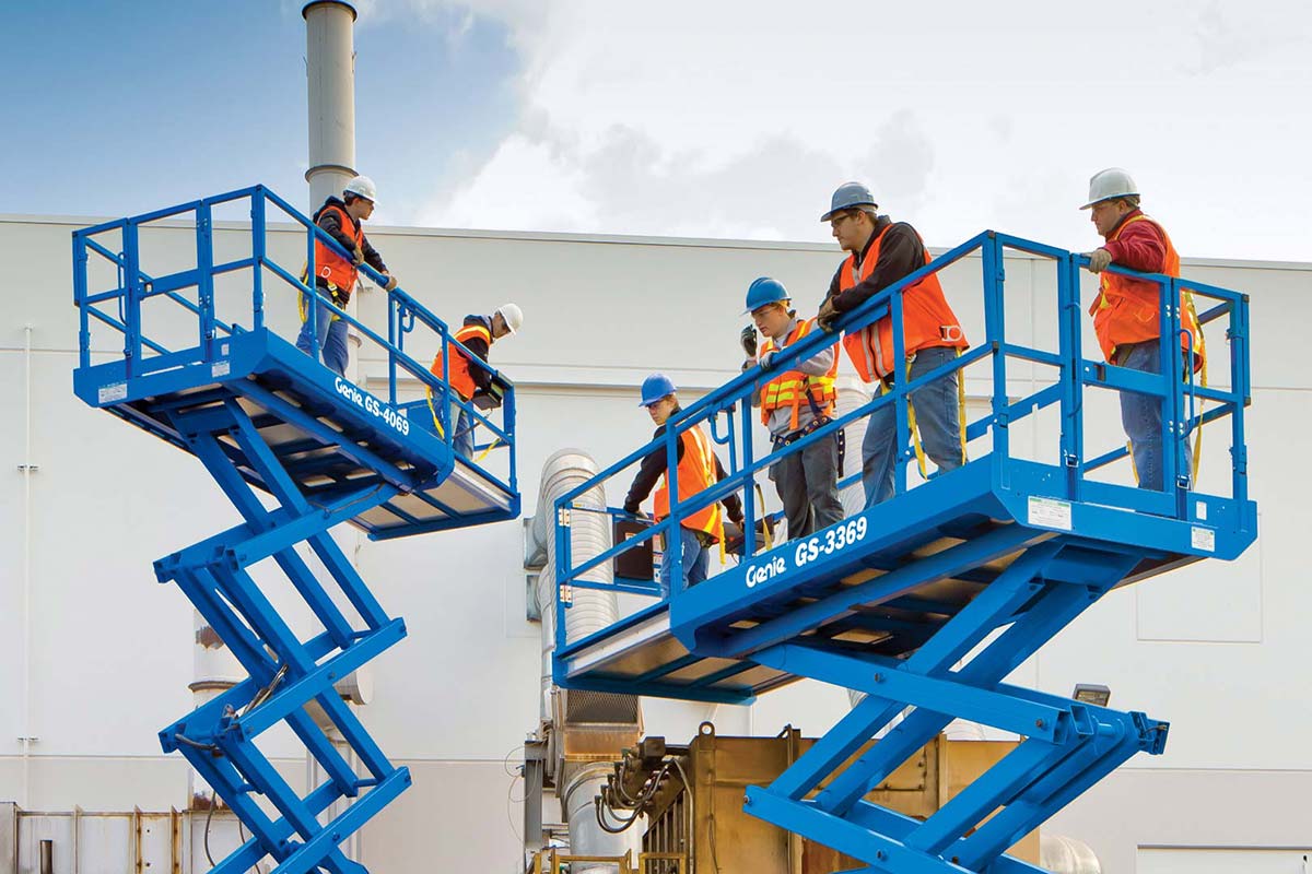 Genie GS-4069 RT rough terrain scissor lift