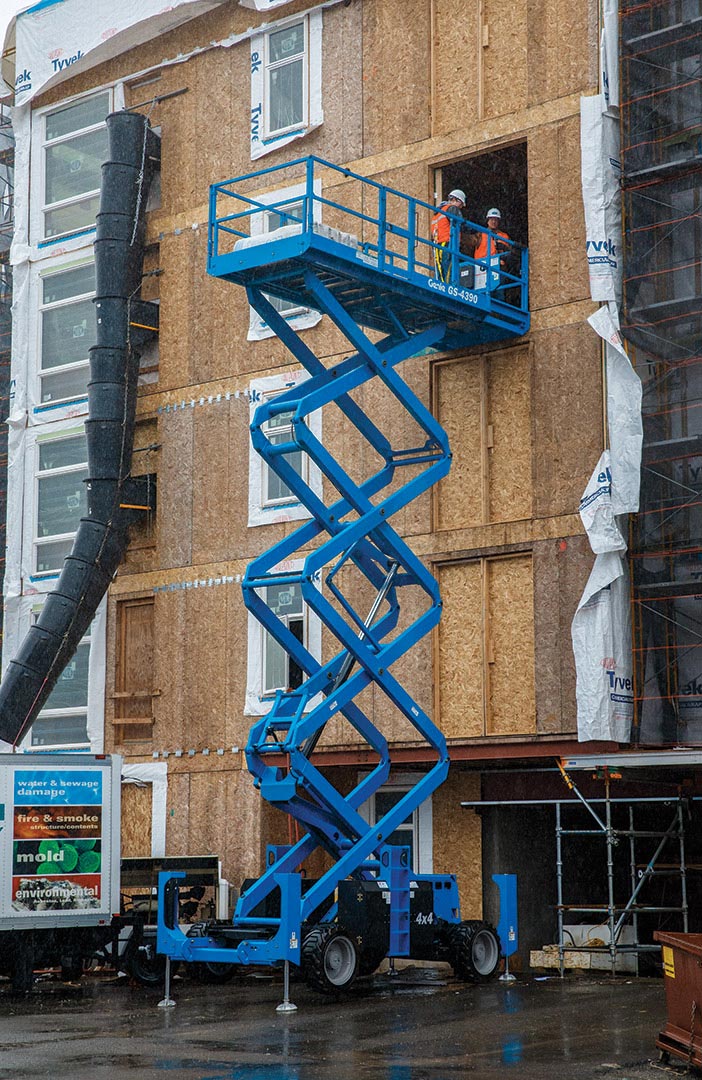 Genie GS-4390 rough terrain scissor lift