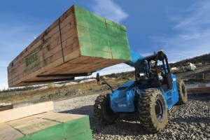 Genie operator on the jobsite, understanding load chart for better efficiency.