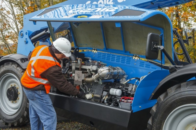 Changing Telehandler Axle Oil